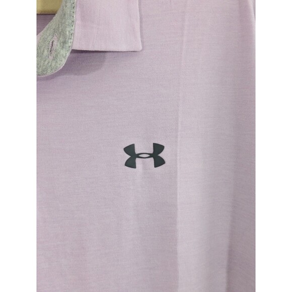 Under Armour MEN'S THE PLAYOFF POLO TECH LAVENDER PURPLE SZ XL GOLF  NEW NWT - Picture 6 of 10